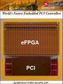 Picture of the 1st eFPGA used in an SoC