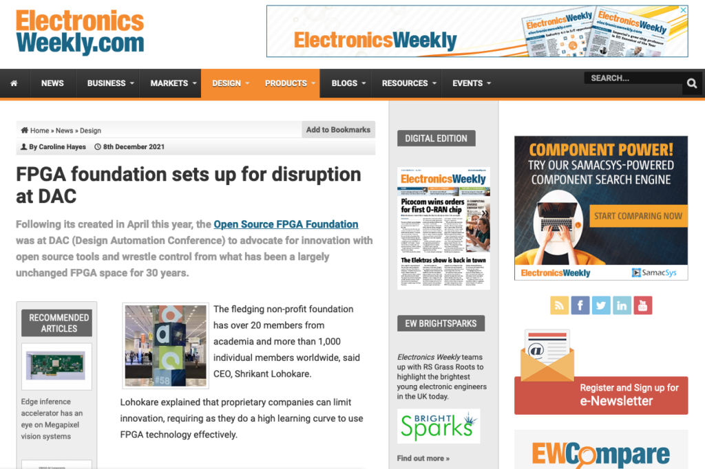 EW.com FPGA Foundation sets up for disruption at DAC